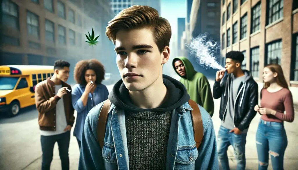 Een joint in een asbak