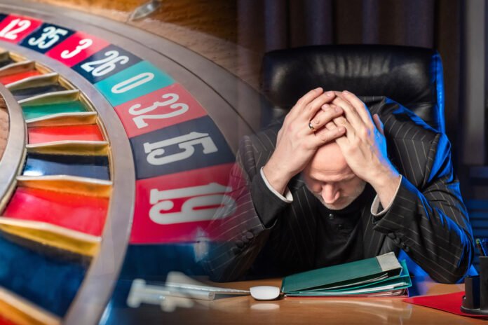 Deze man moet echt stoppen met gokken. Hij verliest zijn geld op roulette. Verslavingshulp Nederland gaat hem helpen.