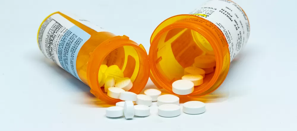 Pijnstillende medicatie in een doordrukstrip