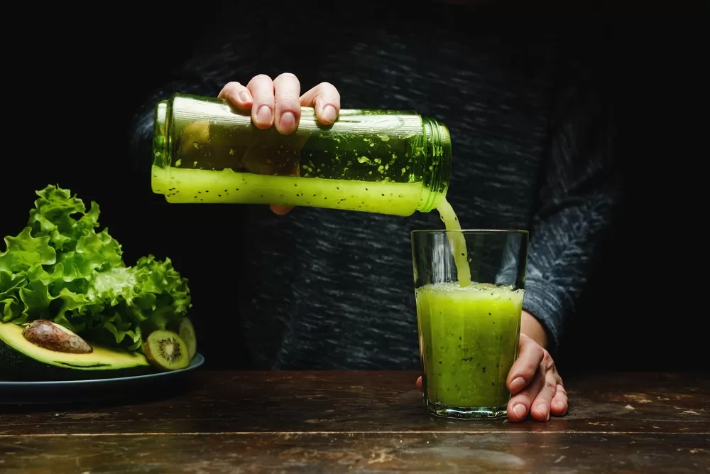 Iemand in de eerste dagen van een detox van alcohol of drugs