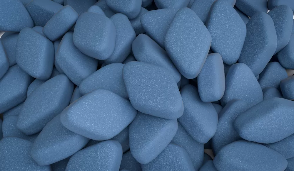 Blauwe erectiepillen met sildenafil
