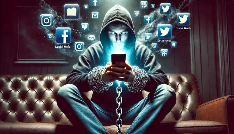 Bij een social media verslaving moet je leren om te stoppen met scrollen.