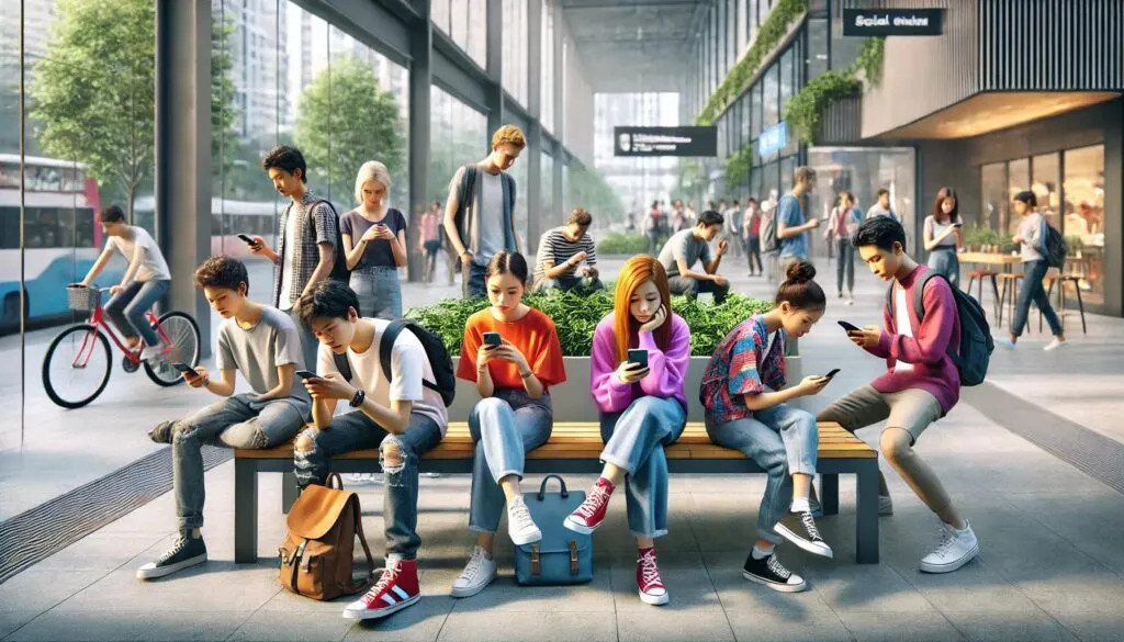Telefoon weggelegd om minder op social media te zitten